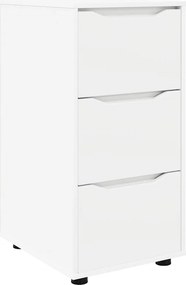 vidaXL Ντουλάπι αποθήκευσης Λευκό 40 x 48 x 81 εκ Επεξεργασμένο ξύλο