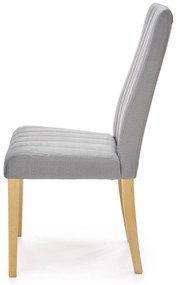 DIEGO 3 chair, color: quilted velvet Stripes - MONOLITH 85 DIOMMI V-PL-N-DIEGO_3-D.MIODOWY-MONOLITH85