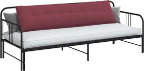 vidaXL Μαξιλάρι Πλάτης Κόκκινο 200 x 19 x 50 εκ ύφασμα