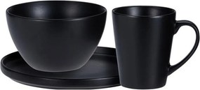 ΠΙΆΤΑ - ΣΕΤ ΔΕΊΠΝΟΥ/ΚΑΦΈ DINNER SET SET/6 BLACK