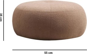 Pouffe Tina - Cappuccino Cappuccino