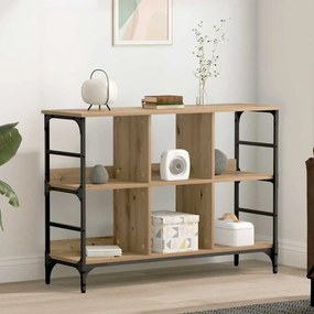 vidaXL Πλαϊνό γραφείο Artisan Oak 102 x 32 x 73,5 εκ