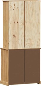 vidaXL Βιτρίνα VIGO 80 x 40 x 176 εκ. από Μασίφ Ξύλο Πεύκου