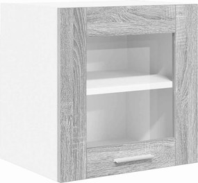 vidaXL Κρεμαστό ντουλάπι Γκρίζο Σονομα 40 x 31 x 40 εκ.