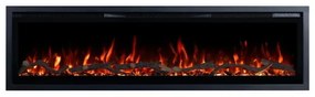 Έξυπνο Ηλεκτρικό Τζάκι 1800W Μαύρο 126cm LED Ένθετο-Επίτοιχο-Δαπέδου Notting Hill-50 Hitense Notting Hill-50