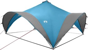 vidaXL Σκηνή Πάρτυ Μπλε 600 x 600 x 400 εκ. Πολυεστέρας και Χάλυβας