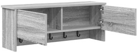 vidaXL Τοίχου Κρεμάστρα Γκρι sonoma 80 x 20 x 30 cm Επεξεργασμένο ξύλο
