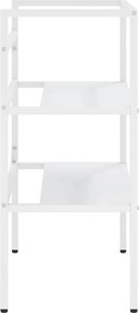 vidaXL Έπιπλο Μπάνιου Λευκό 59 x 38 x 83 εκ. Σιδερένιο
