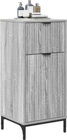 vidaXL Ντουλάπι Μπάνιου Γκρίζο Σονομα 39,5 x 36 x 88 εκ