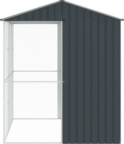 vidaXL Κλουβί Πουλιών Ανθρακί 215 x 210 x 247 εκ.