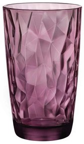Ποτήρι Σωλήνα Diamond BR00125501 470ml Rock Purple Bormioli Rocco Glass