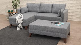 Corner Sofa-Bed Bella Corner Sofa Left 2 Grey