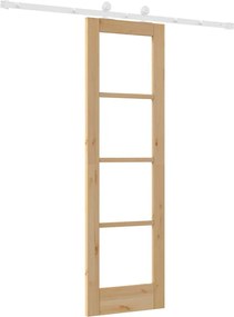 vidaXL Συρόμενη Πόρτα ORKDAL Φυσικό 61 x 198,5 εκ.