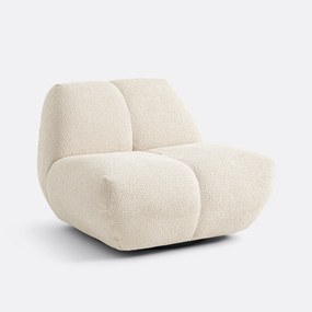 Περιστρεφόμενη πολυθρόνα με ύφασμα jaguar, Nuria