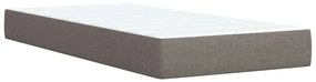 ΚΡΕΒΑΤΙ BOXSPRING ΜΕ ΣΤΡΩΜΑ TAUPE 80X200 ΕΚ. ΥΦΑΣΜΑΤΙΝΟ 3286899