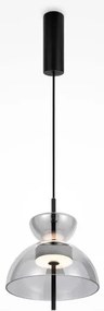 Κρεμαστό Φωτιστικό Οροφής LED 12W Γυαλί 30,3cm Bangkok Maytoni MOD185PL-L6B3K5 Φιμέ/Smoke