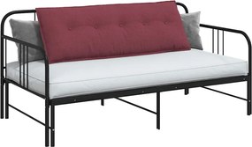 vidaXL Μαξιλάρι Πλάτης Κόκκινο 140 x 19 x 50 εκ ύφασμα