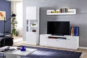 Hime Βιτρίνα Λευκή 60x38x203