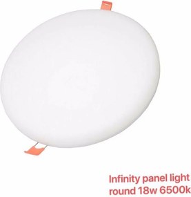 Φωτιστικό LED - Round Panel - Χωνευτό - 18W - 6500K - 790641
