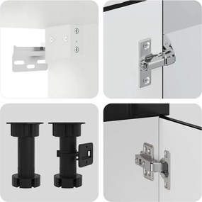 vidaXL Σετ Ντουλάπια Κουζίνας 11 Τεμαχίων Kalmar Επεξεργασμένο Ξύλο