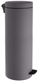 Κάδος Απορριμμάτων (Φ20x53) Pam &amp; Co 16lt 2053 Concrete Grey Matte