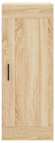 vidaXL Μπουφές Sonoma δρυς 34,5 x 34 x 180 εκ. από Επεξεργασμένο Ξύλο