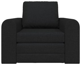 vidaXL Κατώφλι Καναπές Κρεβάτι 2 σε 1 Μαύρο 98x71x83 εκ Υφασμάτινο