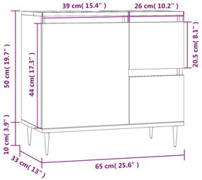 ΝΤΟΥΛΑΠΙ ΜΠΑΝΙΟΥ ΜΑΥΡΟ 65X33X60 ΕΚ. ΕΠΕΞΕΡΓΑΣΜΕΝΟ ΞΥΛΟ 831597