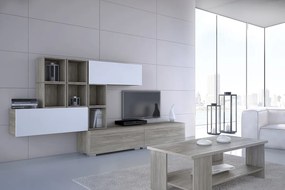 Σύνθεση σαλονιού "SMART 2C" σε χρώμα σταχτί-λευκό