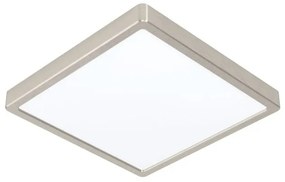 Έξυπνο Φωτιστικό Οροφής Πάνελ LED 19,5W ΙΡ44 3CCT Dimmable 28,5x28,5cm Fueva-Z Eglo 98852 Νίκελ Ματ