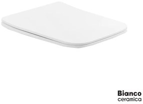 Bianco Ceramica Lexa Κάλυμμα Λεκάνης βακελίτη Slim soft close White