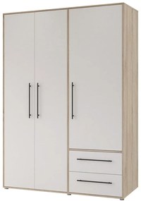 Ντουλάπα Tρίφυλλη Razol 318-000001 144,5x59x200cm White-Sonoma Three Door