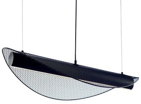 Φωτιστικό Οροφής-Ράγα DCR39212 Led 18W 3000K 1960LM 40X85XH110cm Michelle Black Aca Decor Μέταλλο