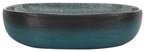 vidaXL Νιπτήρας Οβάλ Τιρκουάζ 59 x 40 x 14 εκ. Κεραμικός