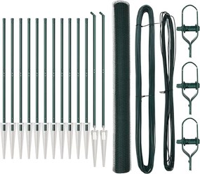 vidaXL Στύλος Περιφράξεων Πράσινο