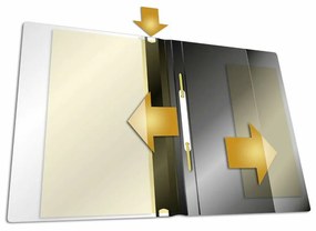 Φάκελος Εγγράφων Durable DURAPLUS Κόκκινο Διαφανές A4 25 Τεμάχια