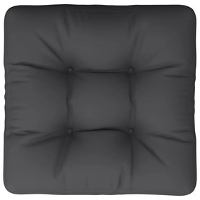 vidaXL Μαξιλάρι Παλέτας Μαύρο 58 x 58 x 10 εκ. Υφασμάτινο