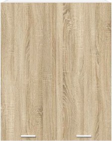 vidaXL Κρεμαστό ντουλάπι με αποθήκευση Δρύς Sonoma 80 x 31 x 100 εκ.
