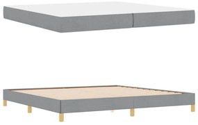 vidaXL Κρεβάτι με ελατήρια Ταμπά, Καφέ 200 x 200 cm