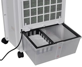 Air Cooler Καθαριστής Αέρα Υγραντήρας Φορητός 8 Λίτρων - Λευκό