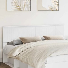 vidaXL Κεφαλάρι Λευκό Επεξεργασμένο ξύλο