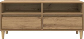 vidaXL Ντουλάπι TV 100 x 34,5 x 44,5 εκ. Artisan Oak