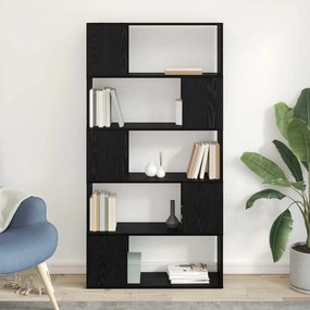 vidaXL Κέντρο ψυχαγωγίας Μαύρο 80 x 24 x 155 εκ Επεξεργασμένο ξύλο