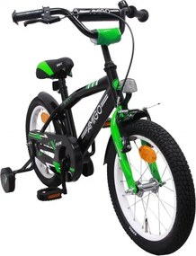 BMX Fun 16 Inch 28 cm Boys Coaster Brake Green/Matte black