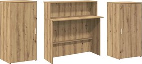 vidaXL Γραφείο υποδοχής 200x50x103,5 εκ. Επεξεργασμένο Ξύλο