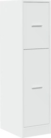 vidaXL Συρταριέρα Γενικής Χρήσης Λευκή 30x41x118 εκ. Επεξ. Ξύλο