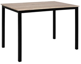 ΤΡΑΠΕΖΙ ΤΡΑΠΕΖΑΡΙΑΣ PANYA 110X70Χ76 SONAMA ΜΕ ΜΑΥΡΑ ΠΟΔΙΑ HM8332 - 0532298 - HM8332