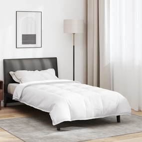 vidaXL Κουβέρτες & Πάπλωμα Λευκό 155 x 200 εκ. Πούπουλο