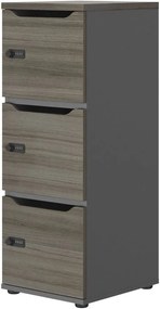 Συρταριέρα Lockero-Mauro-Kafe skouro