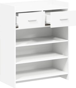VidaXL Ντουλάπα Παπουτσιών 73,5 x 36 x 92 εκ Επεξεργασμένο Ξύλο Λευκό